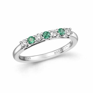 RING SMARAGDER & DIAMANTER