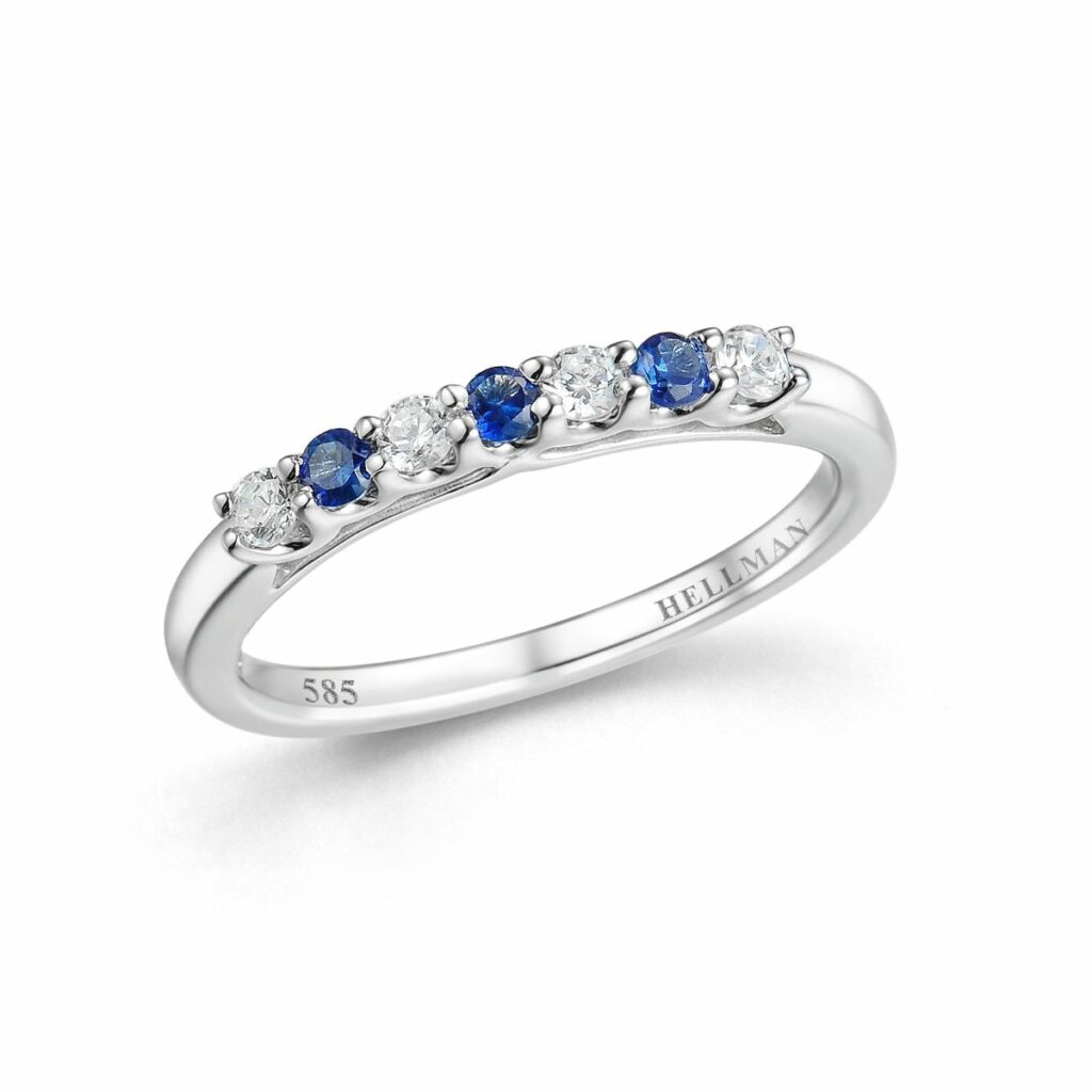 RING SAFIRER & DIAMANTER