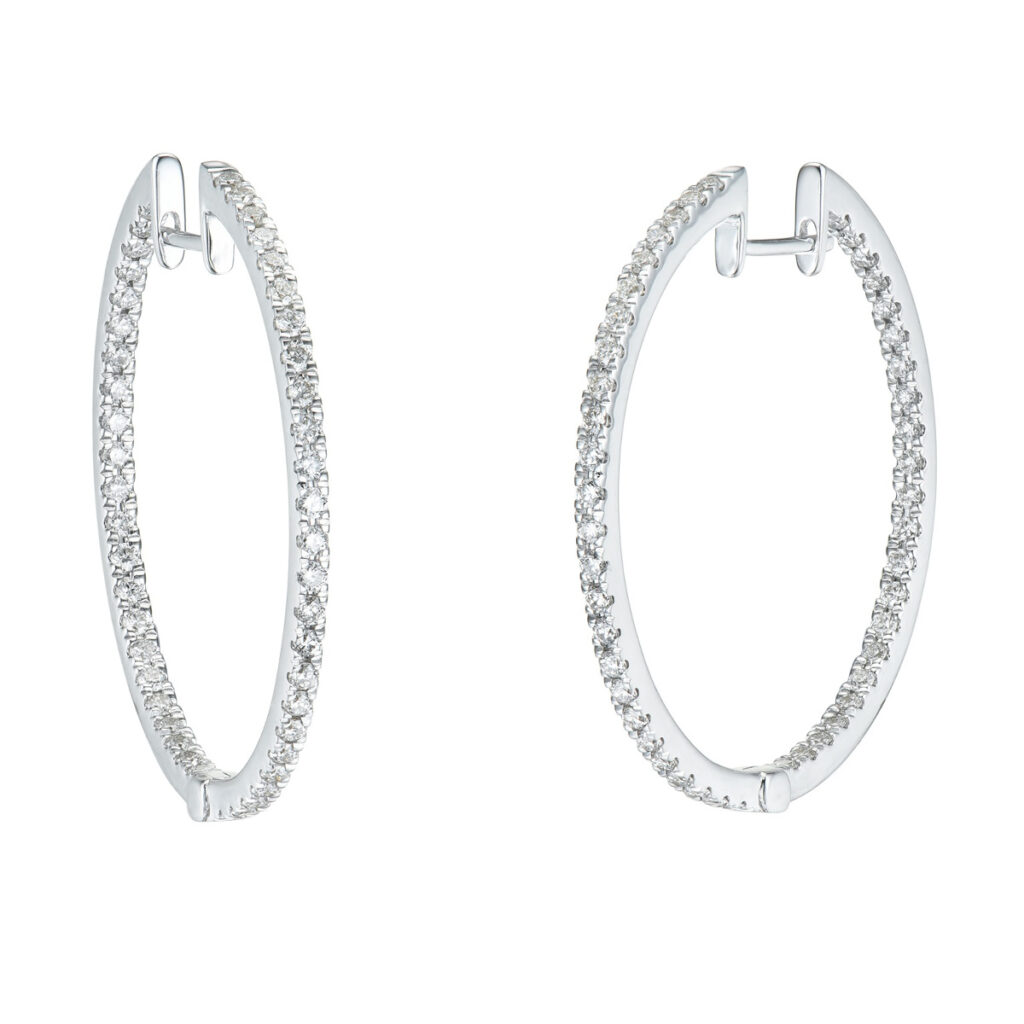 ØREINGER DIAMANT 0.76CT