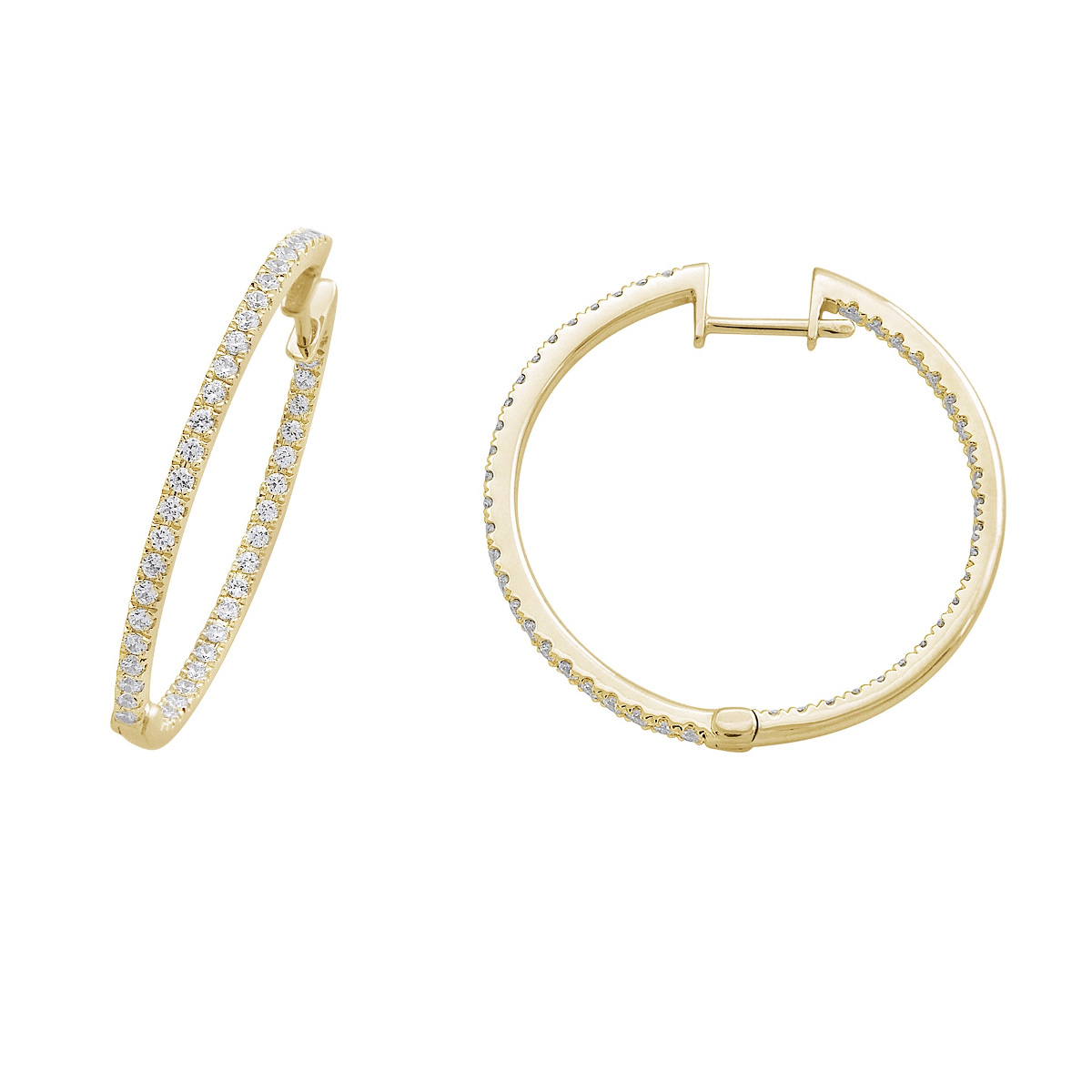 ØREINGER DIAMANT 0.76CT