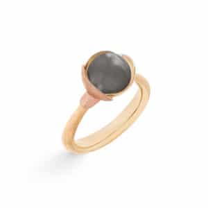 OLE LYNGGAARD RING LOTUS STR 1 GRÅ MÅNESTEN