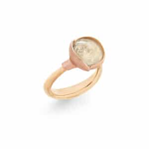 OLE LYNGGAARD RING LOTUS STR 2 RUTILKVARTS