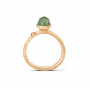 OLE LYNGGAARD RING LOTUS MINI SERPENTINE
