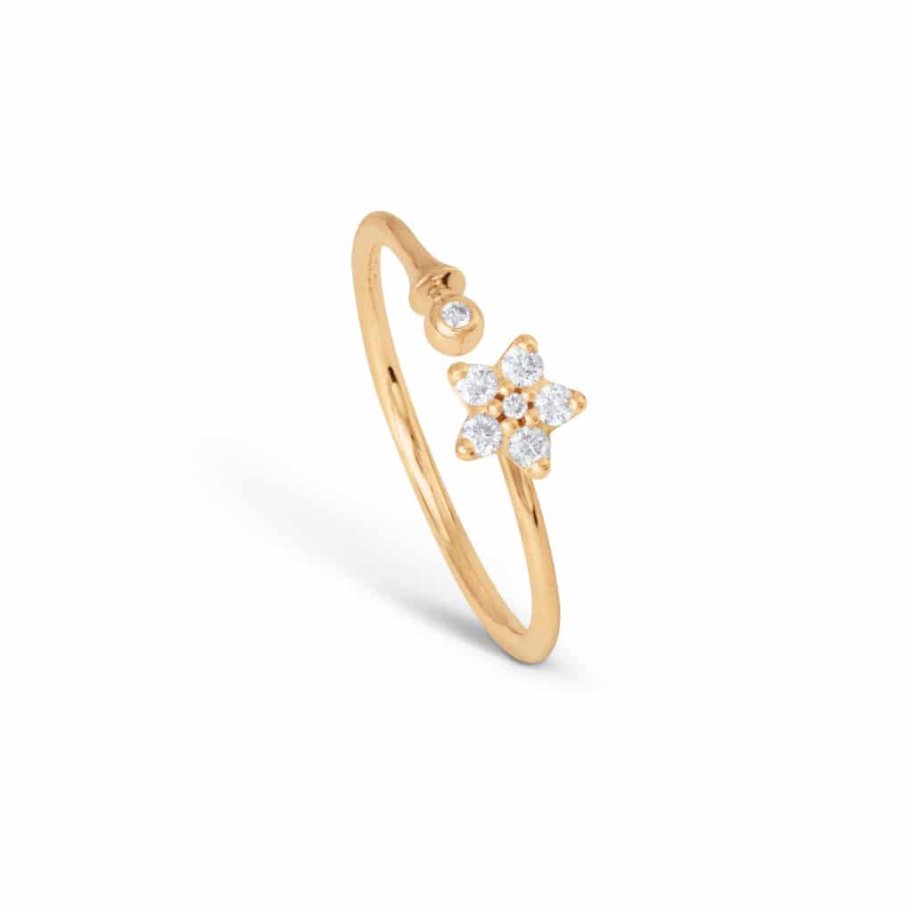 OLE LYNGGAARD RING SHOOTING STARS SMAL