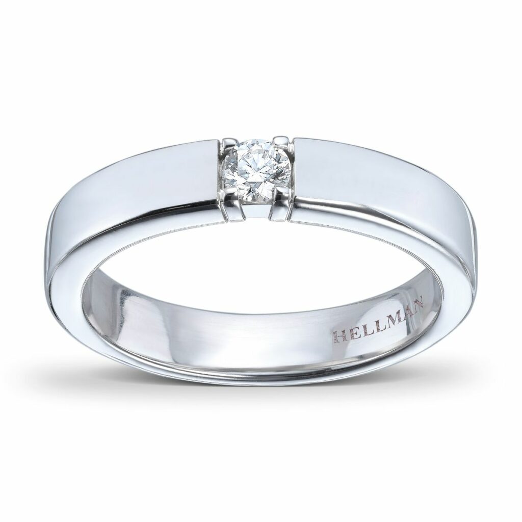 ALLIANSERING 1 X 0.10CT