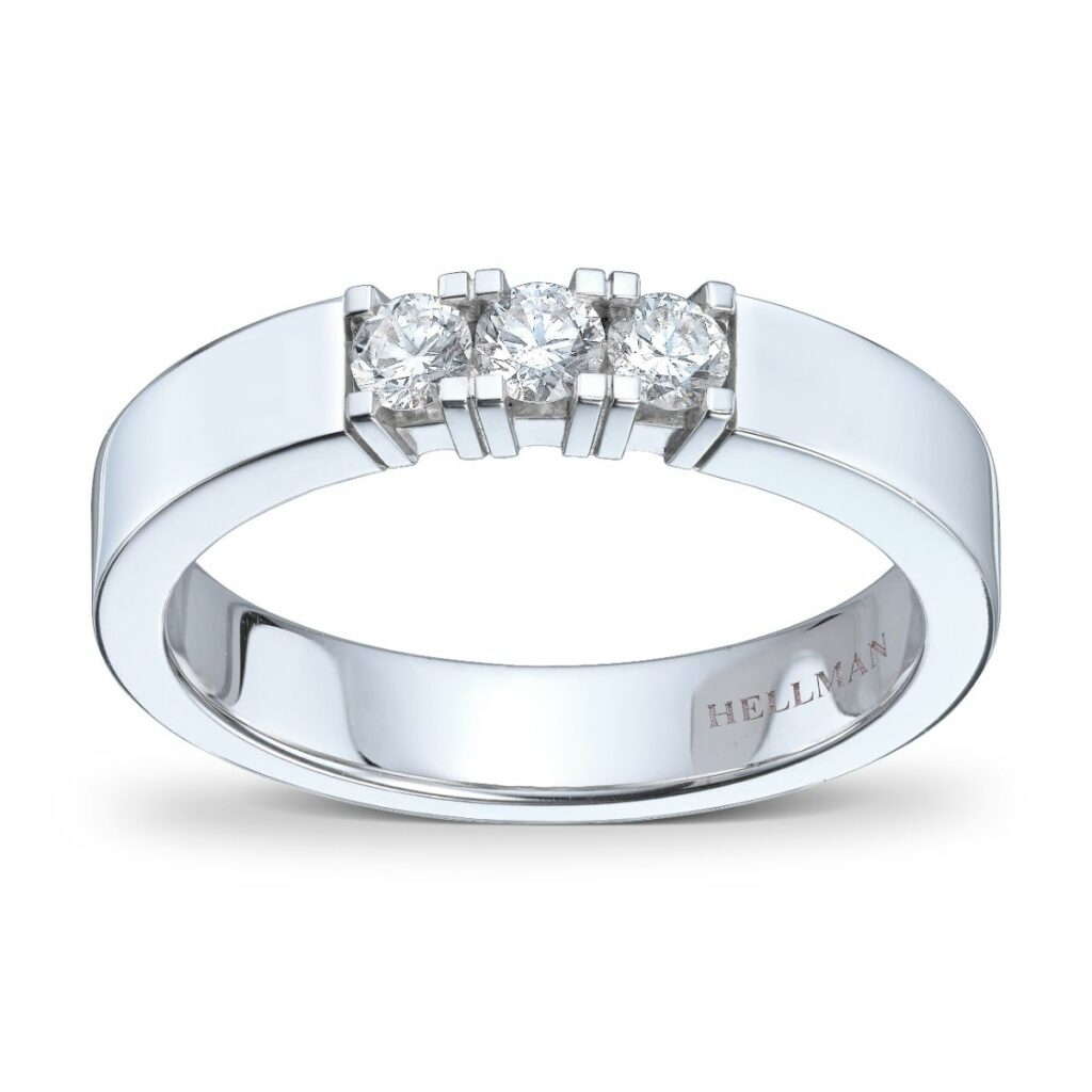 ALLIANSERING 3 X 0.10CT