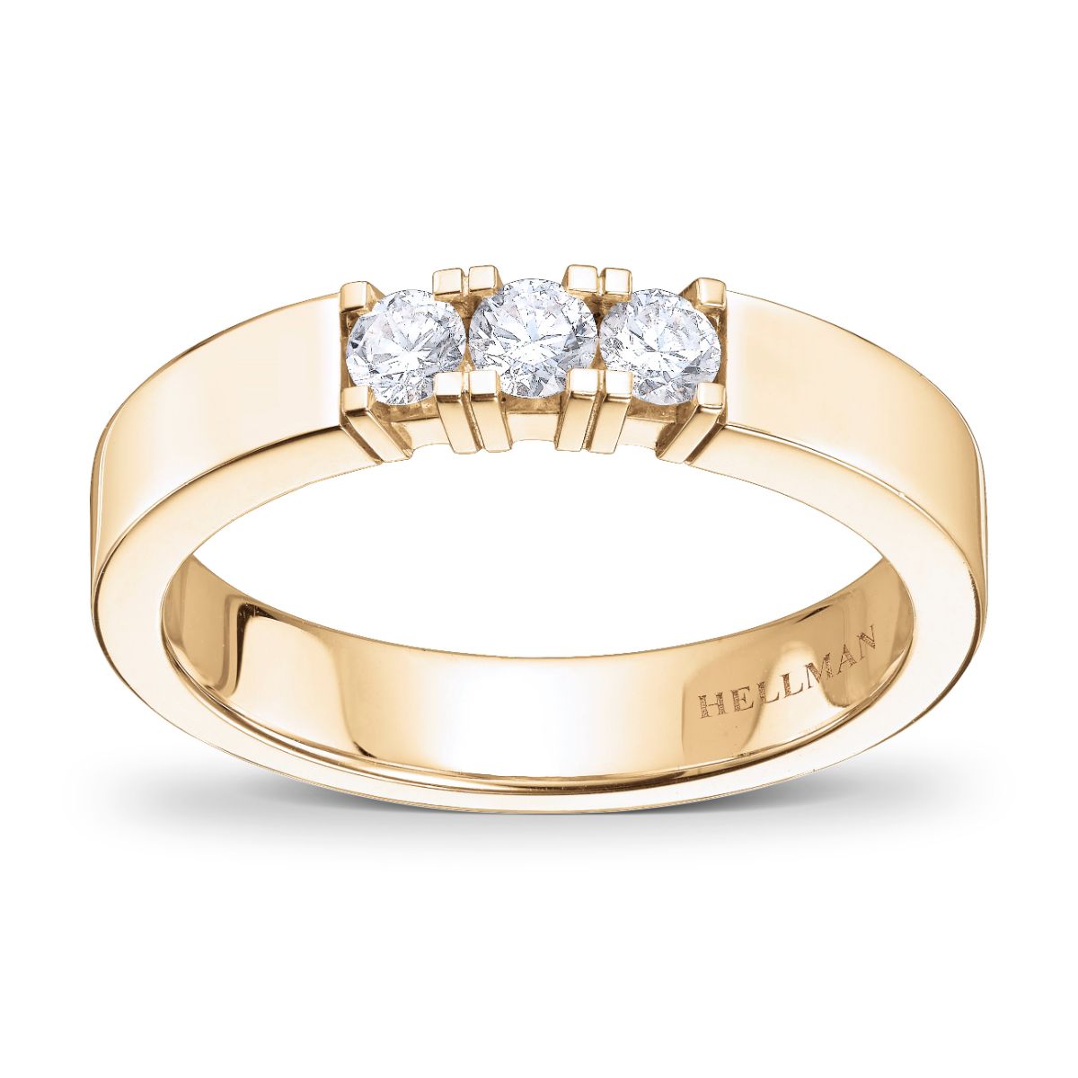 Rett 0,10ct 3stk 1 73972 YG