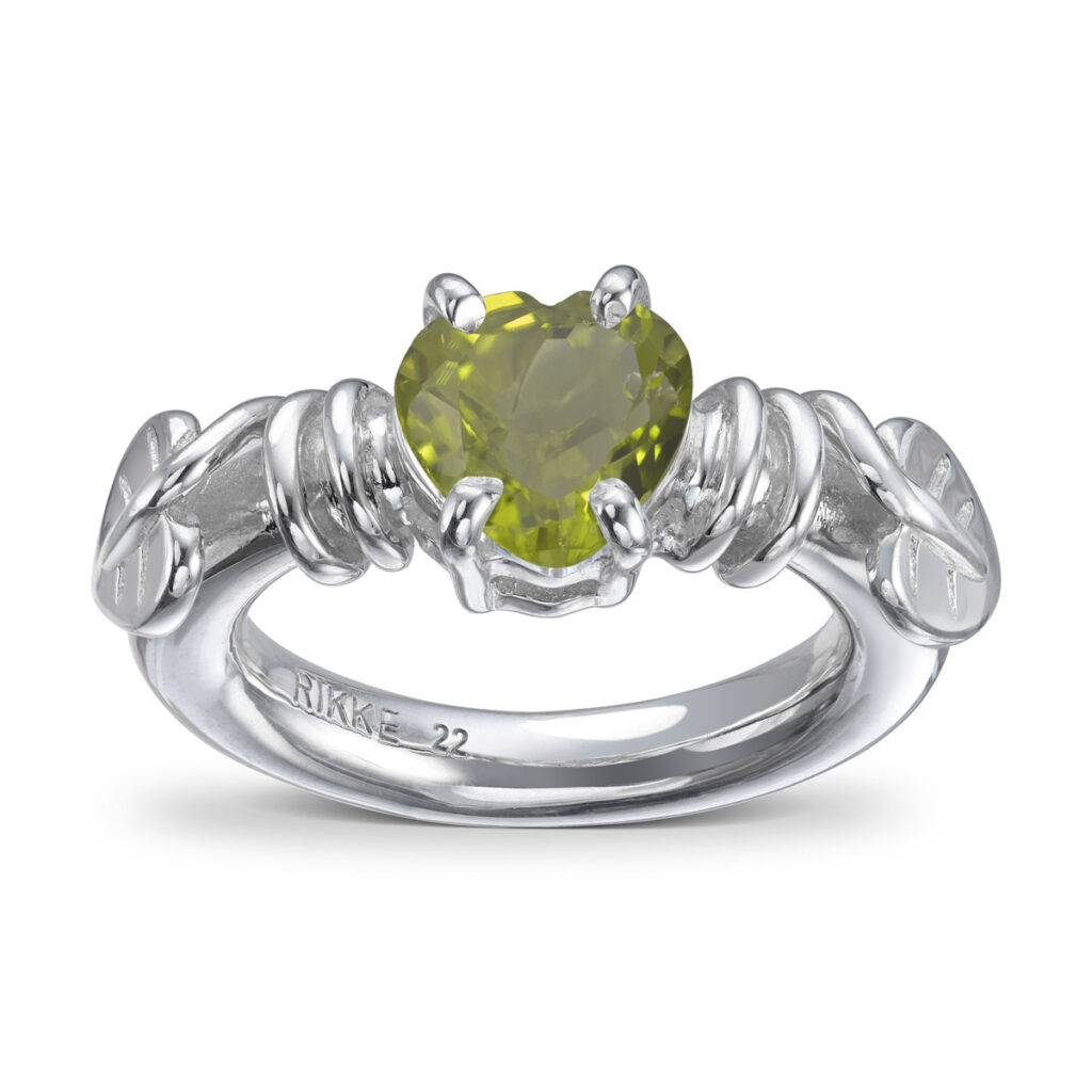 RIKKE HARSHEIM BLADRING PERIDOTT