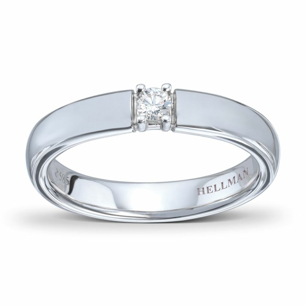 ALLIANSERING 1 X 0.10CT