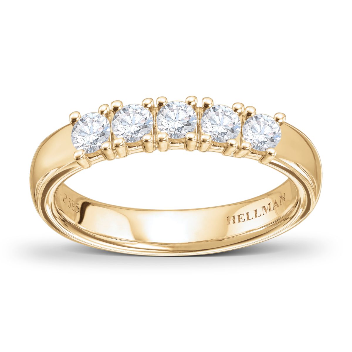Rund 0,10ct 5 stk 1 73376 YG