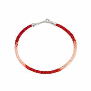 OLE LYNGGAARD ARMBÅND LIFE RED EMOTIONS SØLV