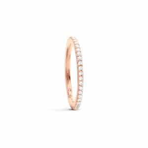 OLE LYNGGAARD RING LOVE BANDS RETT ROSEGULL