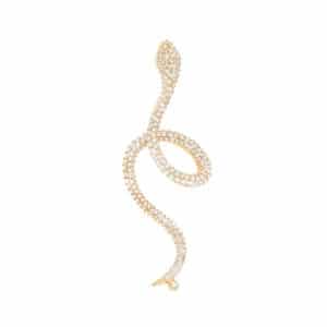 OLE LYNGGAARD ØREDOBBER SNAKES PAVÉ