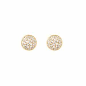 OLE LYNGGAARD ØREDOBBER LOTUS DIAMANT PAVÉ
