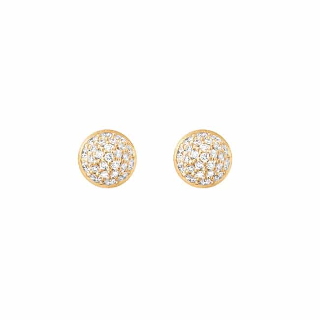OLE LYNGGAARD ØREDOBBER LOTUS DIAMANT PAVÉ