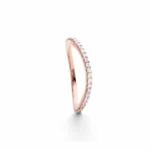 OLE LYNGGAARD RING LOVE BANDS BUET ROSEGULL