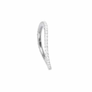 OLE LYNGGAARD RING LOVE BANDS BUET HVITTGULL