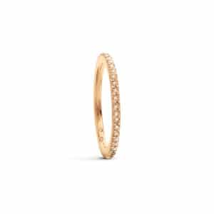 OLE LYNGGAARD RING LOVE BANDS RETT BRUNE DIAMANTER