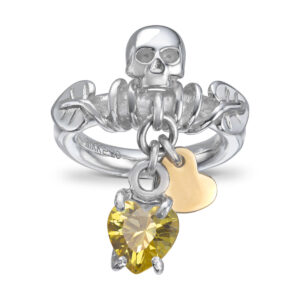 DØDNIGSHODE RING MED LEMON CITRINE