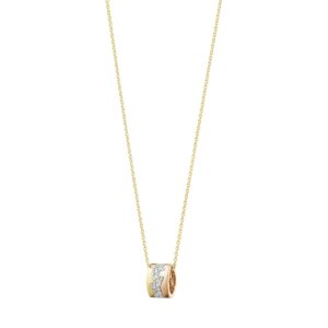 GEORG JENSEN SMYKKE FUSION MED ANHENG OG DIAMANTER