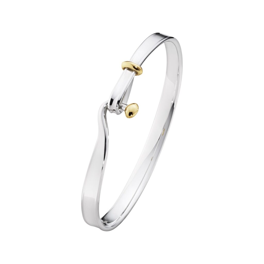 GEORG JENSEN ARMRING TORUN SØLV OG GULL