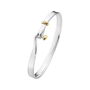 GEORG JENSEN ARMRING TORUN SØLV OG GULL
