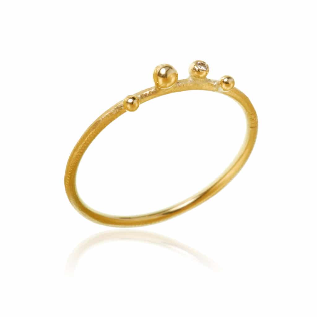 DULONG RING DELPHIS NR 5 MED DIAMANT