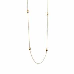 EFVA ATTLING KJEDE LOVE BEAD LONG GULL