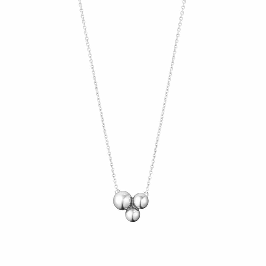 GEORG JENSEN KJEDE MED ANHENG MOONLIGHT GRAPES SØLV