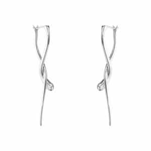 GEORG JENSEN ØREDOBBER MERCY SØLV
