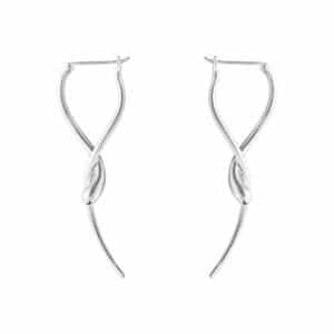 GEORG JENSEN ØREDOBBER MERCY SØLV