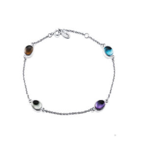 EFVA ATTLING ARMBÅND LOVE BEADS FLOW HVITTGULL