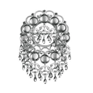 SØLJE OKSIDERT 14MM MED LØV