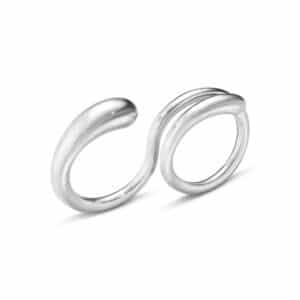 GEORG JENSEN DOBBELTRING MERCY SØLV