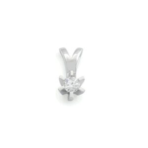 ENSTENSANHENG HVITTGULL DIAMANT 0.10 ct Tw.si