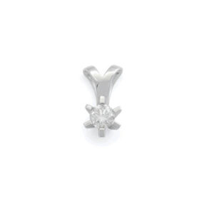 ENSTENSANHENG HVITTGULL DIAMANT 0.20 ct Tw.si