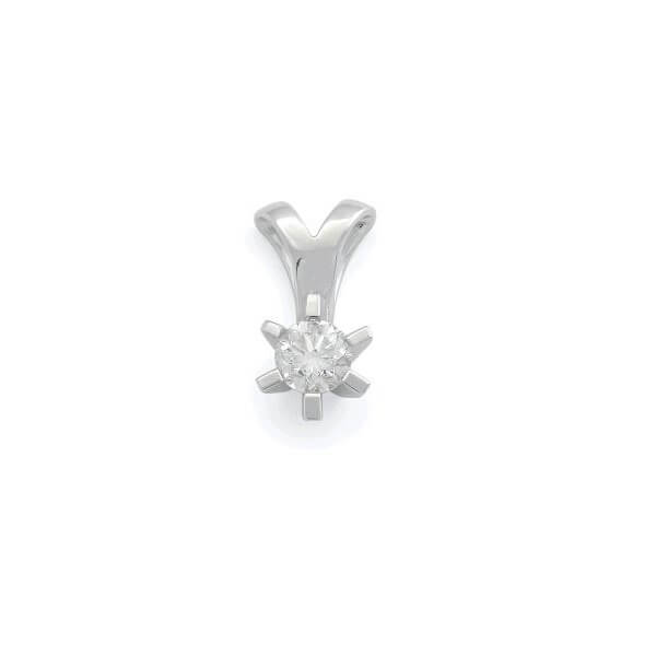 ENSTENSANHENG HVITTGULL DIAMANT 0.20 ct Tw.si