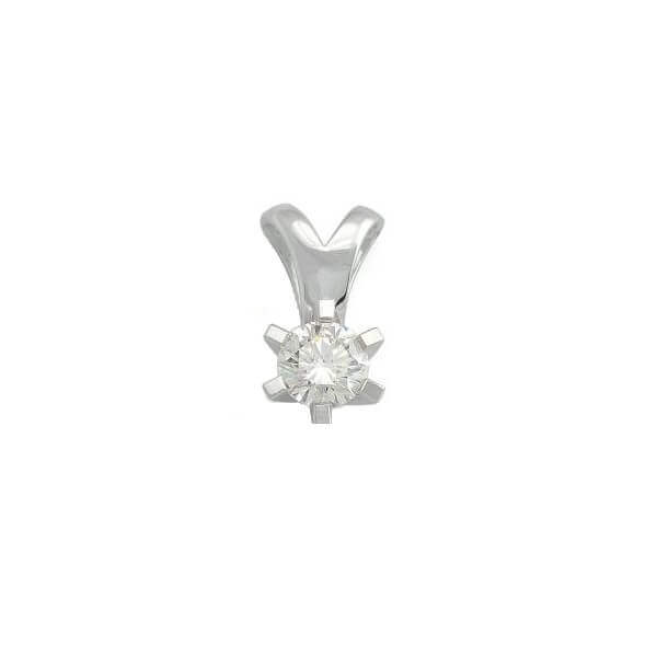 ENSTENSANHENG HVITTGULL DIAMANT 0.25 ct Tw.si