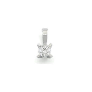 ENSTENSANHENG HVITTGULL DIAMANT 0.20 CT TW.SI