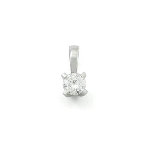 ENSTENSANHENG HVITTGULL DIAMANT 0.30 CT TW.SI
