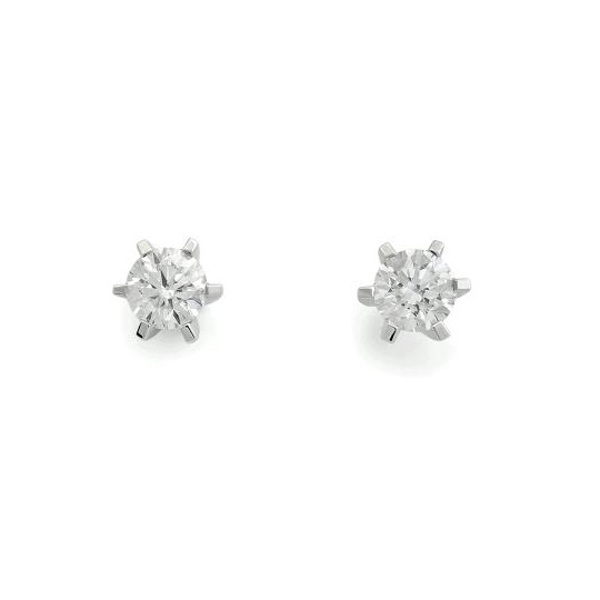 ENSTENSØREDOBBER HVITTGULL DIAMANT 0.80 ct Tw.si
