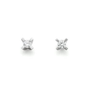 ENSTENSØREDOBBER HVITTGULL DIAMANT 0.10 CT TW.SI