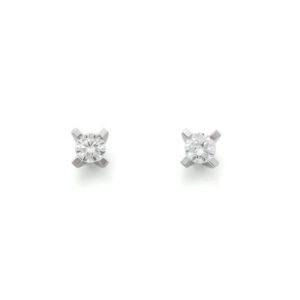 ENSTENSØREDOBBER HVITTGULL DIAMANT 0.20 CT TW.SI