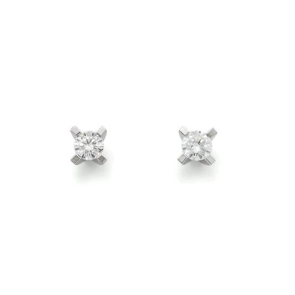 ENSTENSØREDOBBER HVITTGULL DIAMANT 0.20 CT TW.SI