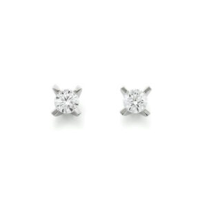 ENSTENSØREDOBBER HVITTGULL DIAMANT 0.40 CT TW.SI