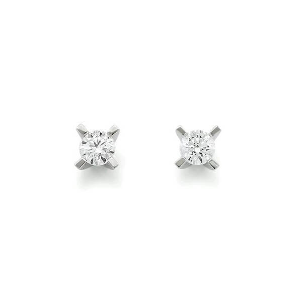 ENSTENSØREDOBBER HVITTGULL DIAMANT 0.40 CT TW.SI