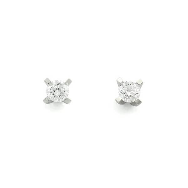 ENSTENSØREDOBBER HVITTGULL DIAMANT 0.60 CT TW.SI