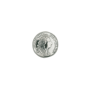 KNAPP MYNT 19 MM M.LANG HEMPE OKSIDERT