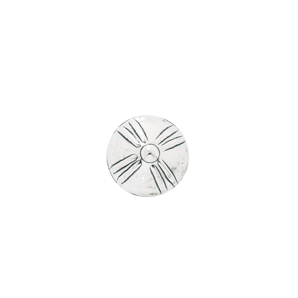 AGDER KNAPP 17MM HVIT