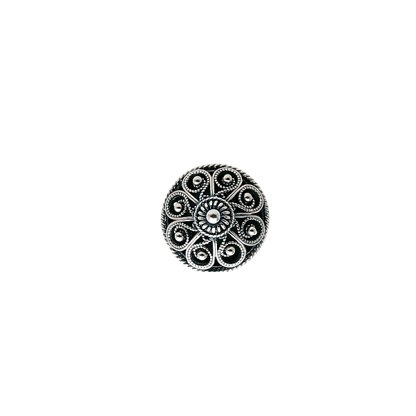 KNAPP 17 MM M LANG HEMPE OKSIDERT